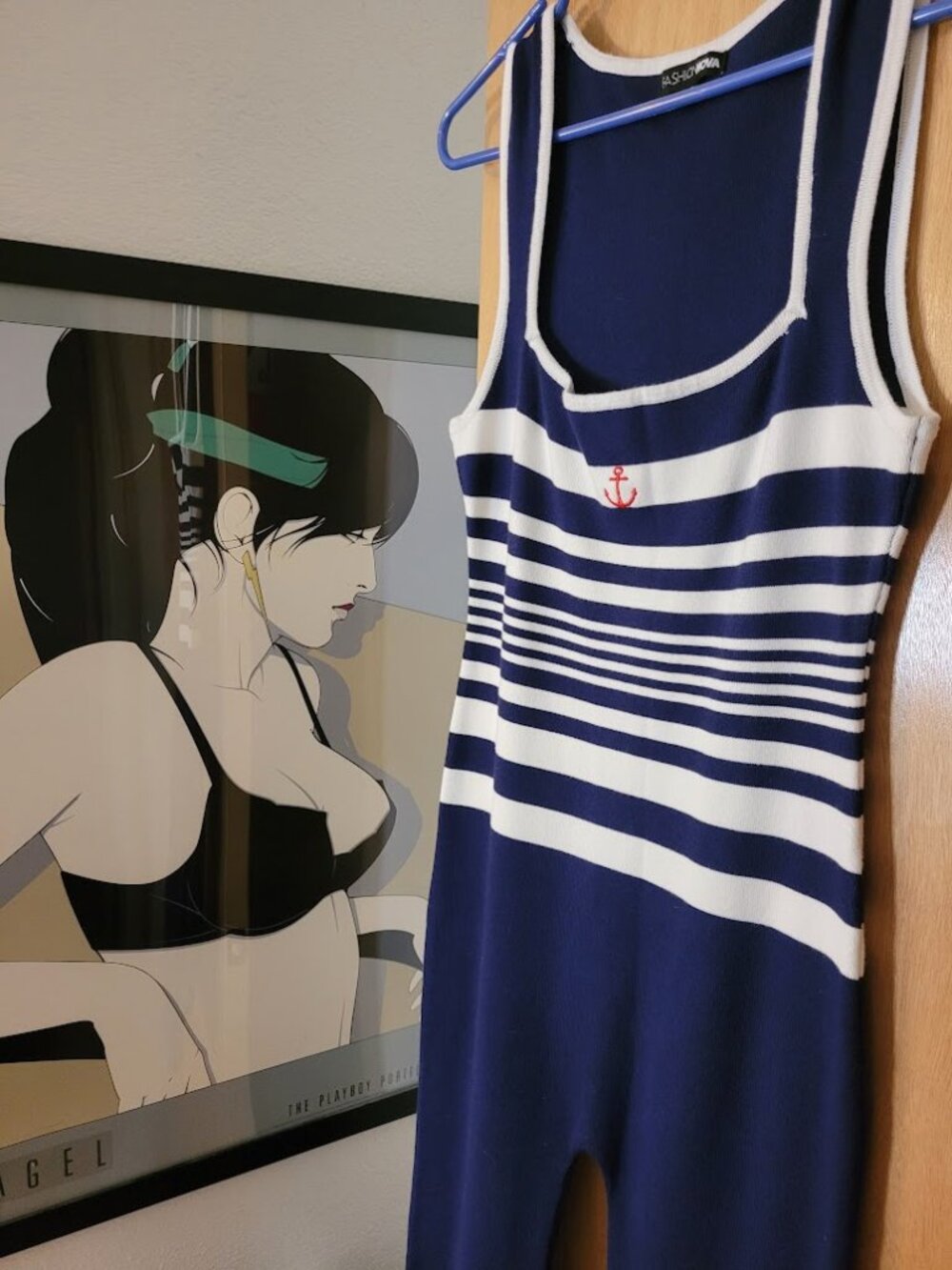 Fashion Nova "On Deck" Capri Jumpsuit - Summer Sailor Chic